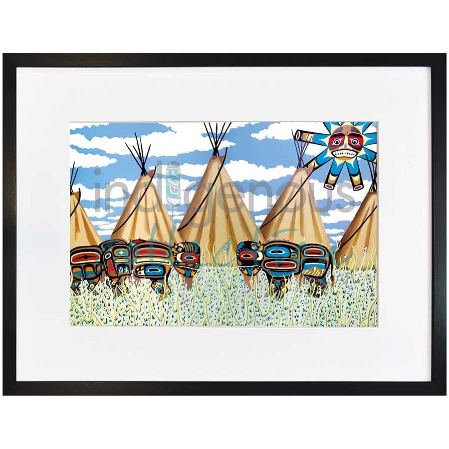 Rainbow Children by artist Brandy Tabor - Gwich'in/Inuvialuit. Indigenous Collection