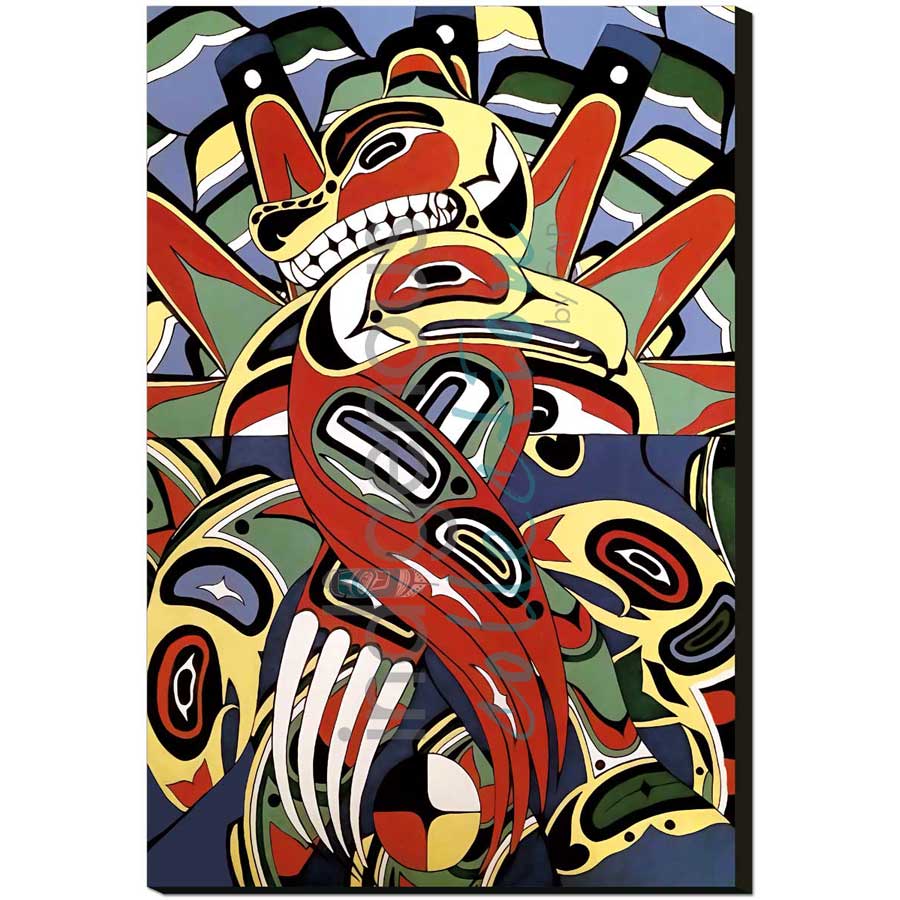 The Beginning by artist Brandy Tabor - Gwich'in/Inuvialuit. Indigenous Collection