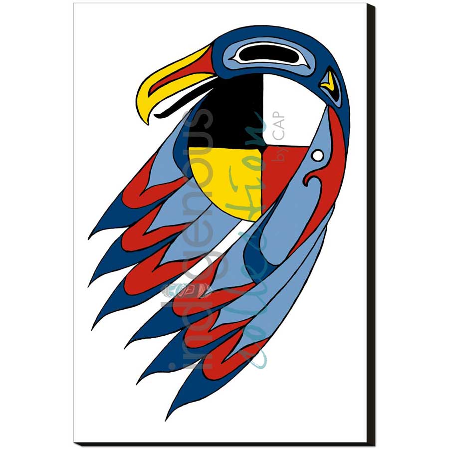 Four Directions by artist Brandy Tabor - Gwich'in/Inuvialuit. Indigenous Collection