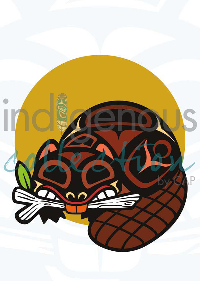 Beaver by artist Chantelle Trainor-Matties