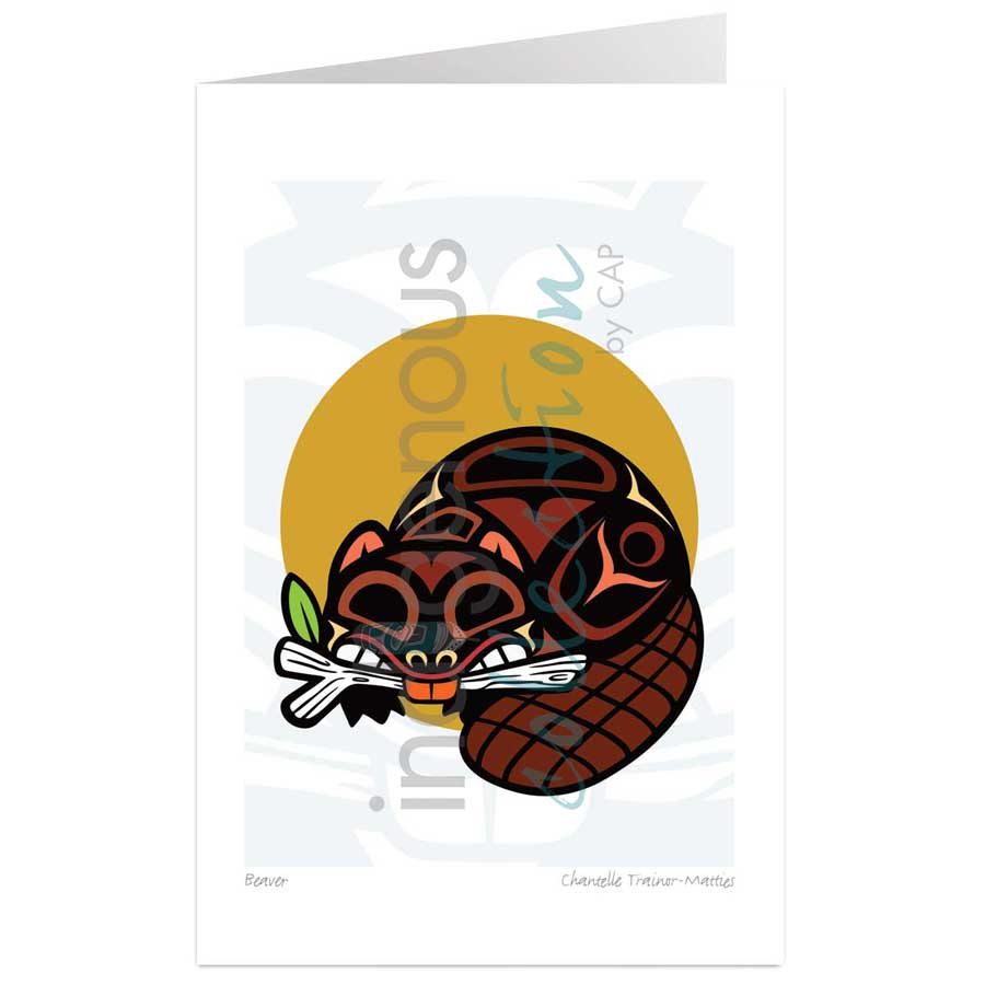 Beaver by artist Chantelle Trainor-Matties