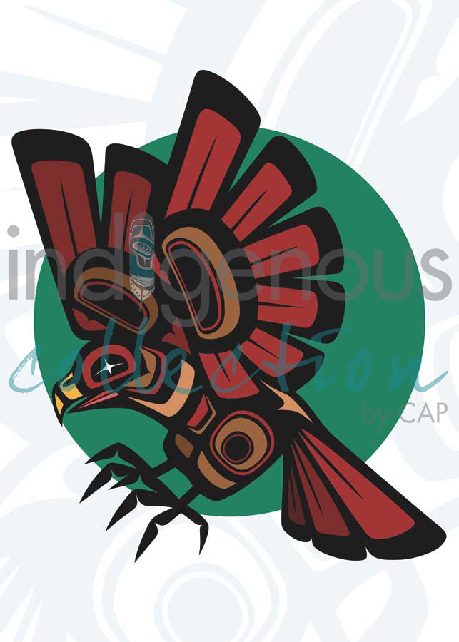 Hawk by artist Chantelle Trainor-Matties