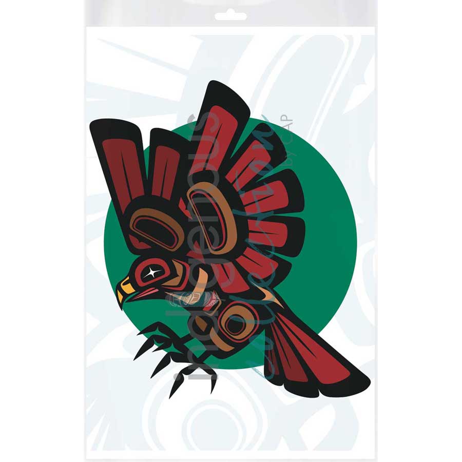 Hawk by artist Chantelle Trainor-Matties - Nisga'a/Métis. Indigenous Collection