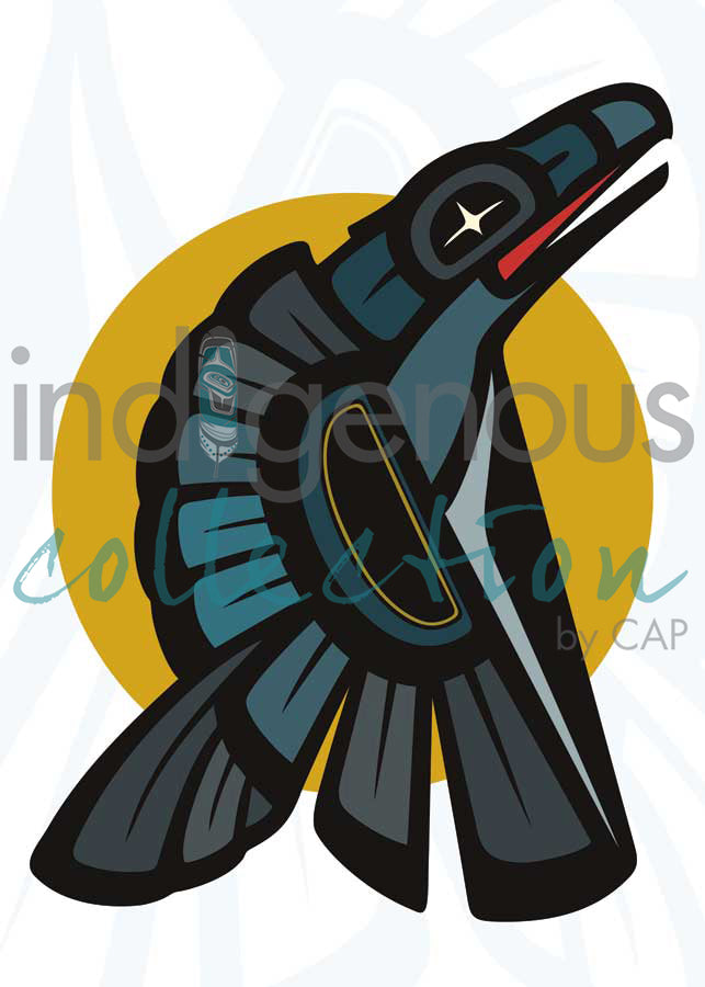 Soaring Raven by artist Chantelle Trainor-Matties