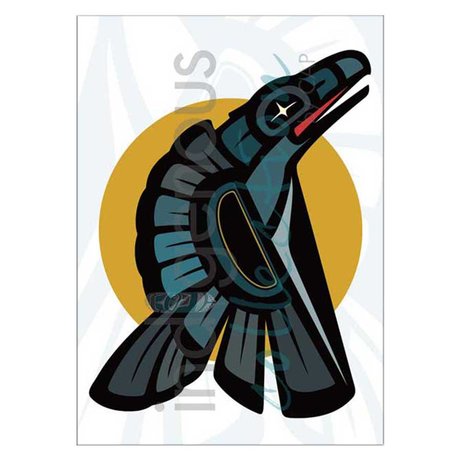 Soaring Raven Canvas Prints