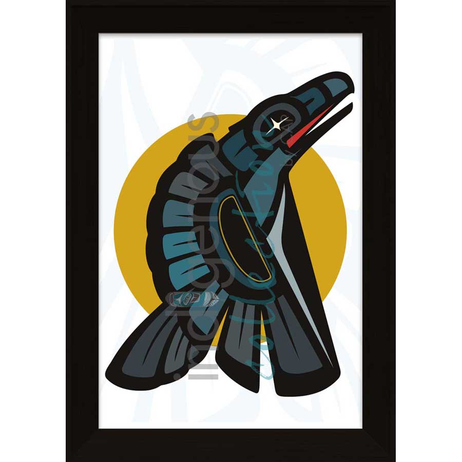 Soaring Raven by artist Chantelle Trainor-Matties - Nisga'a/Métis. Indigenous Collection