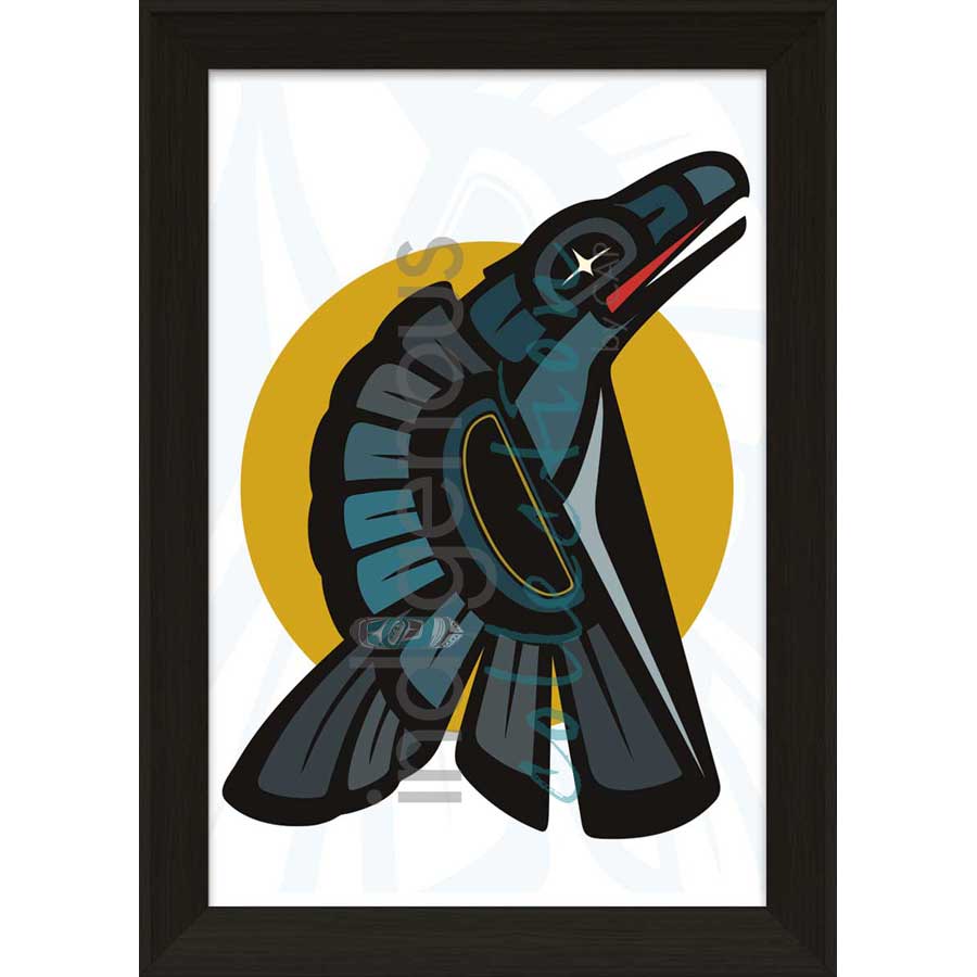 Soaring Raven by artist Chantelle Trainor-Matties - Nisga'a/Métis. Indigenous Collection