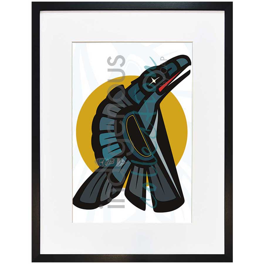 Soaring Raven by artist Chantelle Trainor-Matties - Nisga'a/Métis. Indigenous Collection