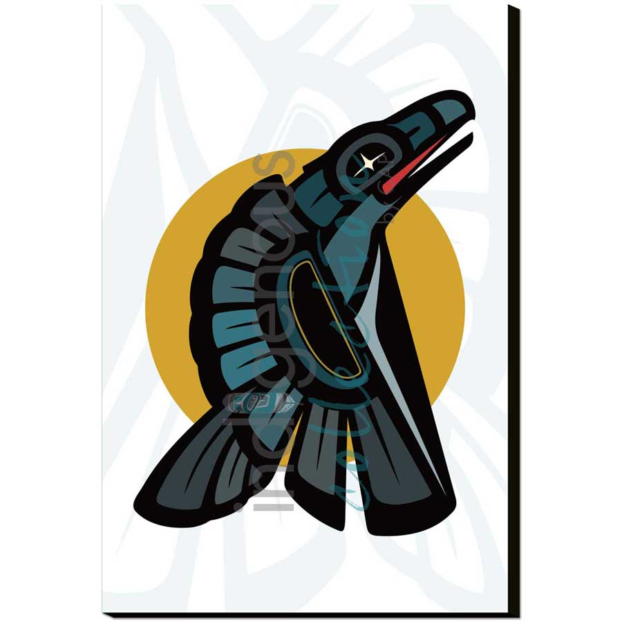 Soaring Raven by artist Chantelle Trainor-Matties - Nisga'a/Métis. Indigenous Collection