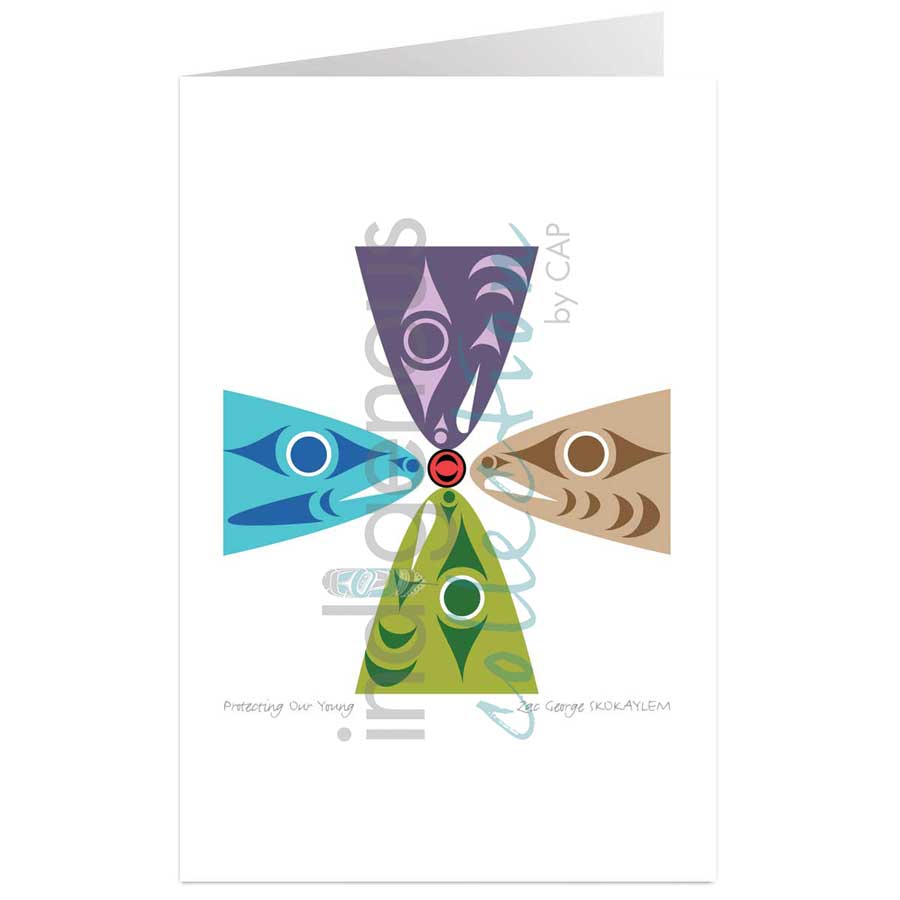 Protecting Our Young by artist Zac George SKOKAYLEM