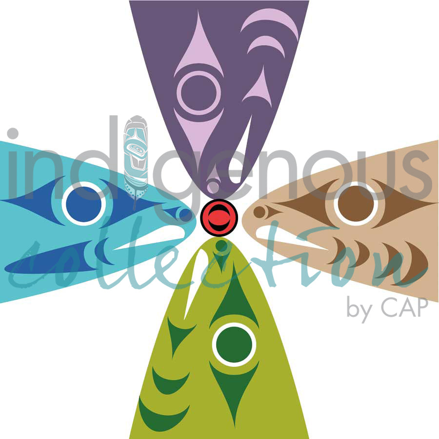 Protecting Our Young by artist Zac George SKOKAYLEM