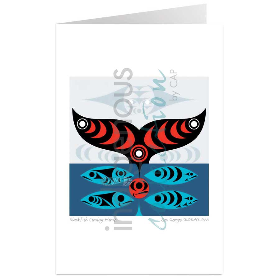 Blackfish Coming Home by artist Zac George SKOKAYLEM