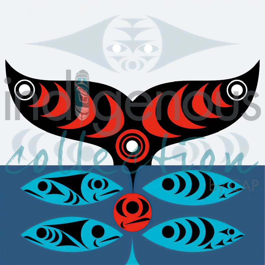 Blackfish Coming Home by artist Zac George SKOKAYLEM