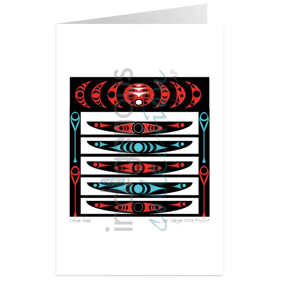 Canoe Shed by artist Zac George SKOKAYLEM