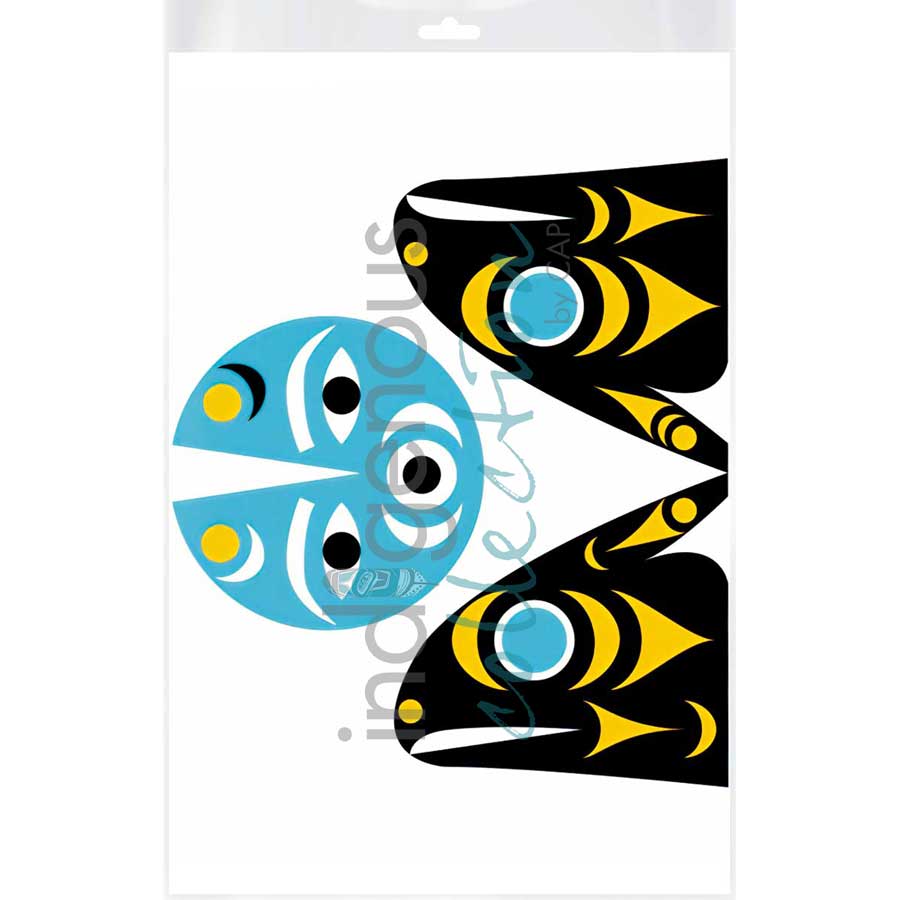 New Moon by artist Zac George SKOKAYLEM - Tsleil-Waututh Nation. Indigenous Collection