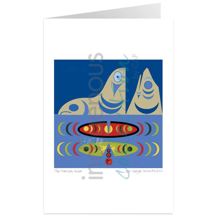 The Harrison River by artist Zac George SKOKAYLEM