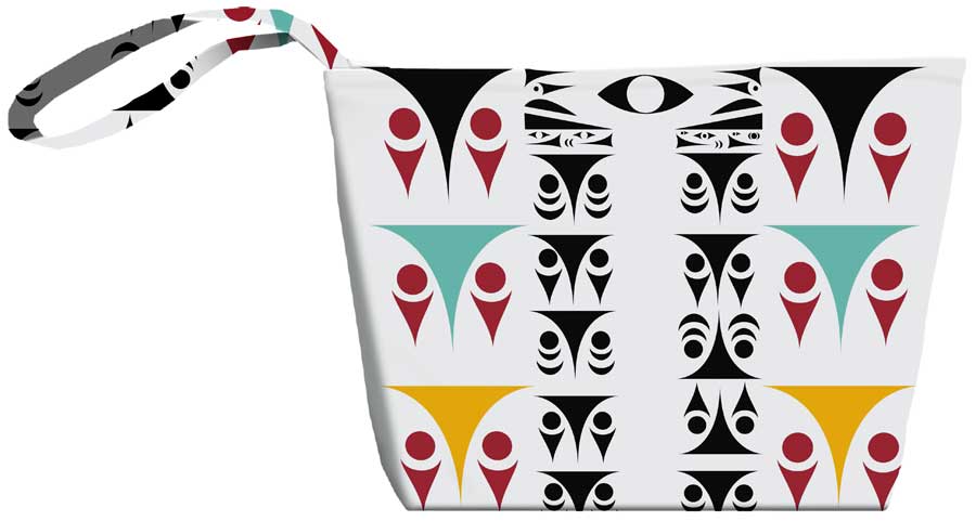 Salish Healing Journey Small Tote Bag by artist Zac George SKOKAYLEM