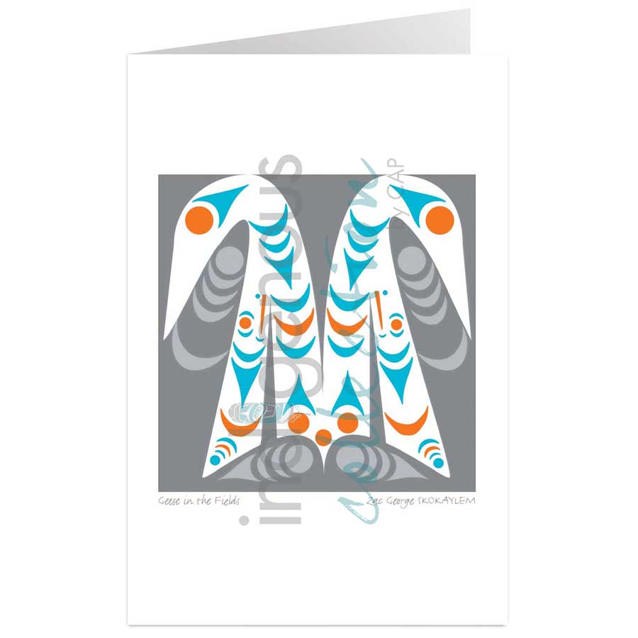 Geese in the Fields by artist Zac George SKOKAYLEM