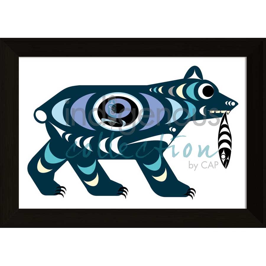 Spa ath" by artist Zac George SKOKAYLEM - Tsleil-Waututh Nation. Indigenous Collection
