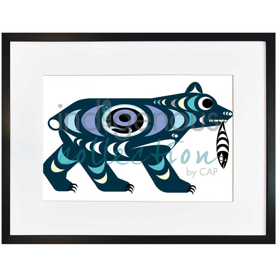 Spa ath" by artist Zac George SKOKAYLEM - Tsleil-Waututh Nation. Indigenous Collection