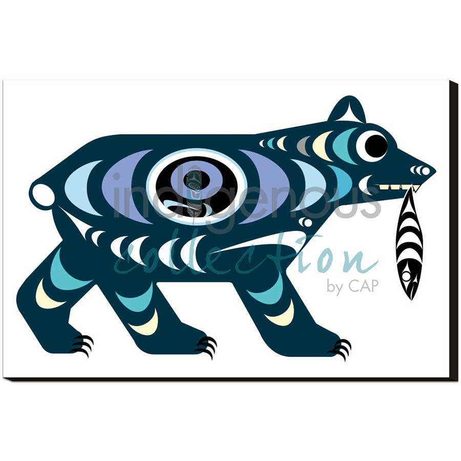 Spa ath" by artist Zac George SKOKAYLEM - Tsleil-Waututh Nation. Indigenous Collection