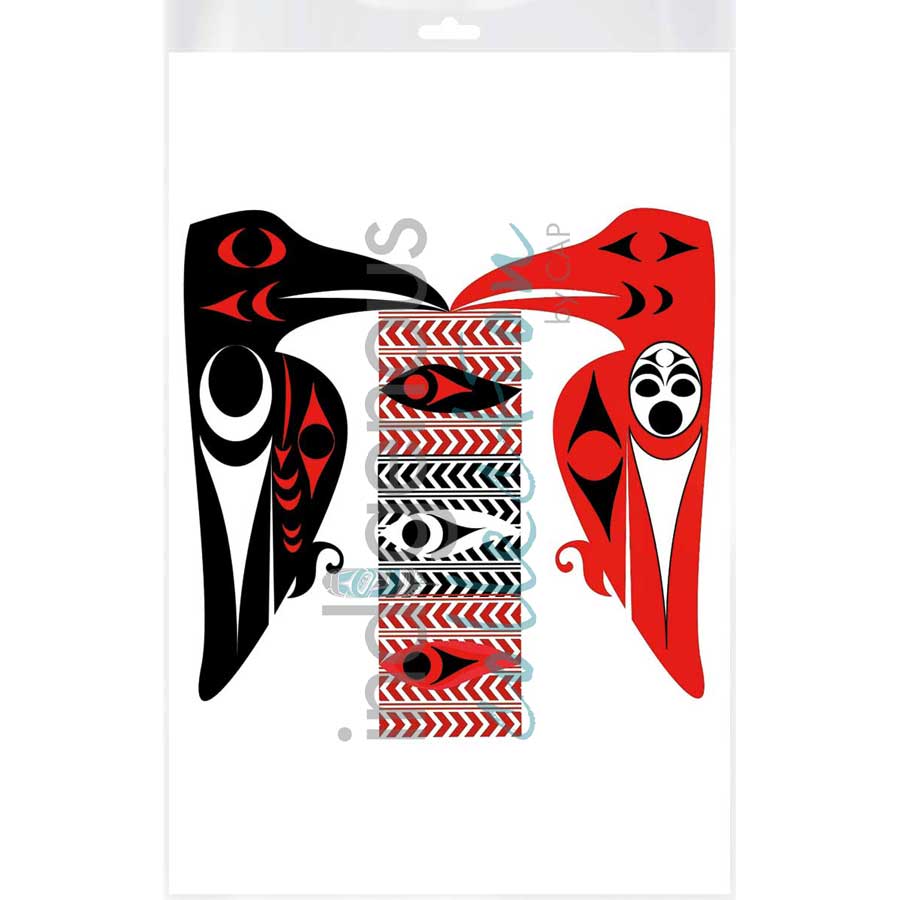 Raven Prayers by artist Zac George SKOKAYLEM - Tsleil-Waututh Nation. Indigenous Collection