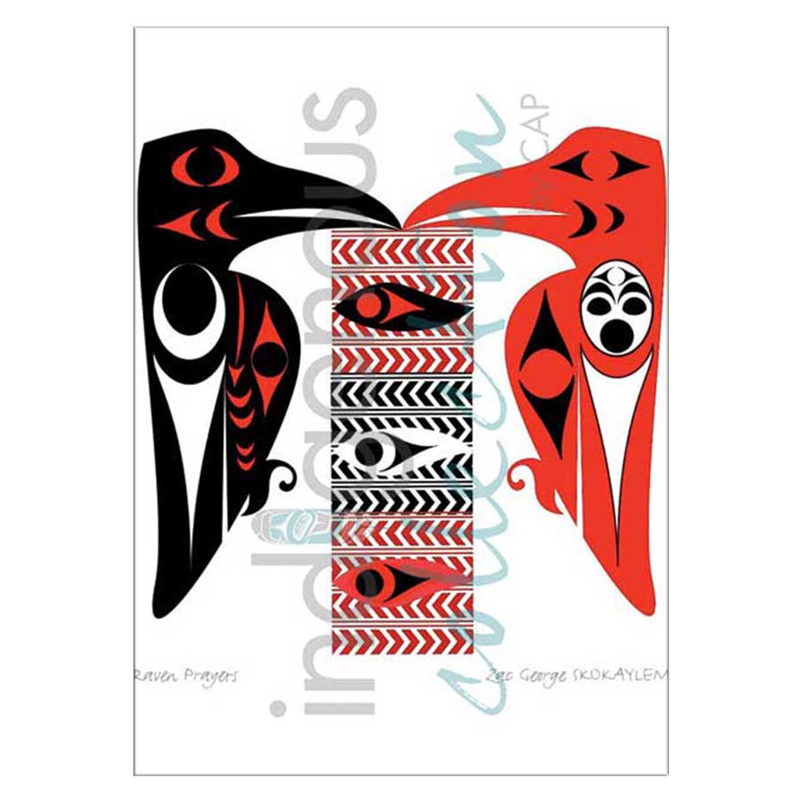 Raven Prayers Canvas Prints