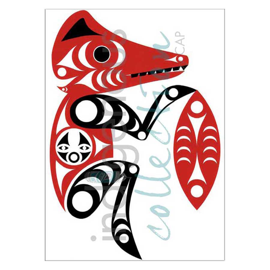Young Wolf Feeding His People Canvas Prints