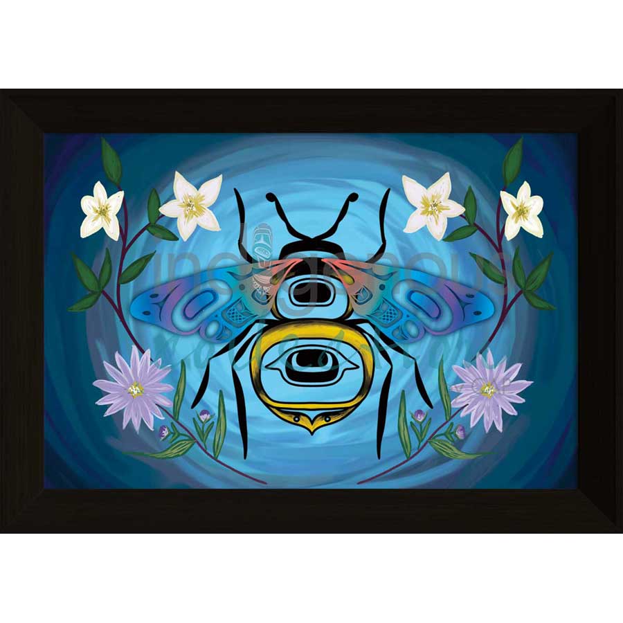 Ap (Bumblebee) by artist Carmen Redunante - Nisga'a. Indigenous Collection