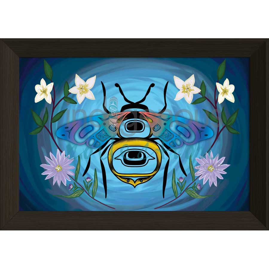 Ap (Bumblebee) by artist Carmen Redunante - Nisga'a. Indigenous Collection