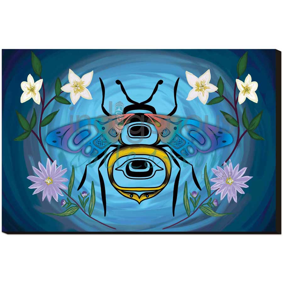 Ap (Bumblebee) by artist Carmen Redunante - Nisga'a. Indigenous Collection