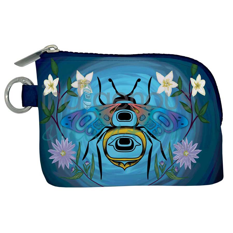 Ap (Bumblebee) Pocket Wallet by artist Carmen Redunante. Indigenous Collection.