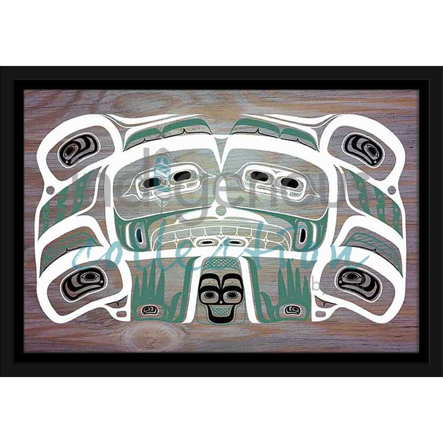 Bentwood Box by artist Carmen Redunante - Nisga'a. Indigenous Collection
