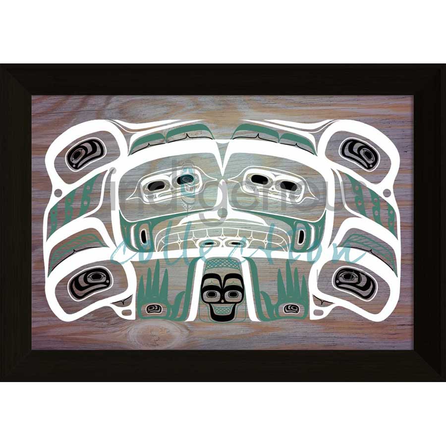 Bentwood Box by artist Carmen Redunante - Nisga'a. Indigenous Collection