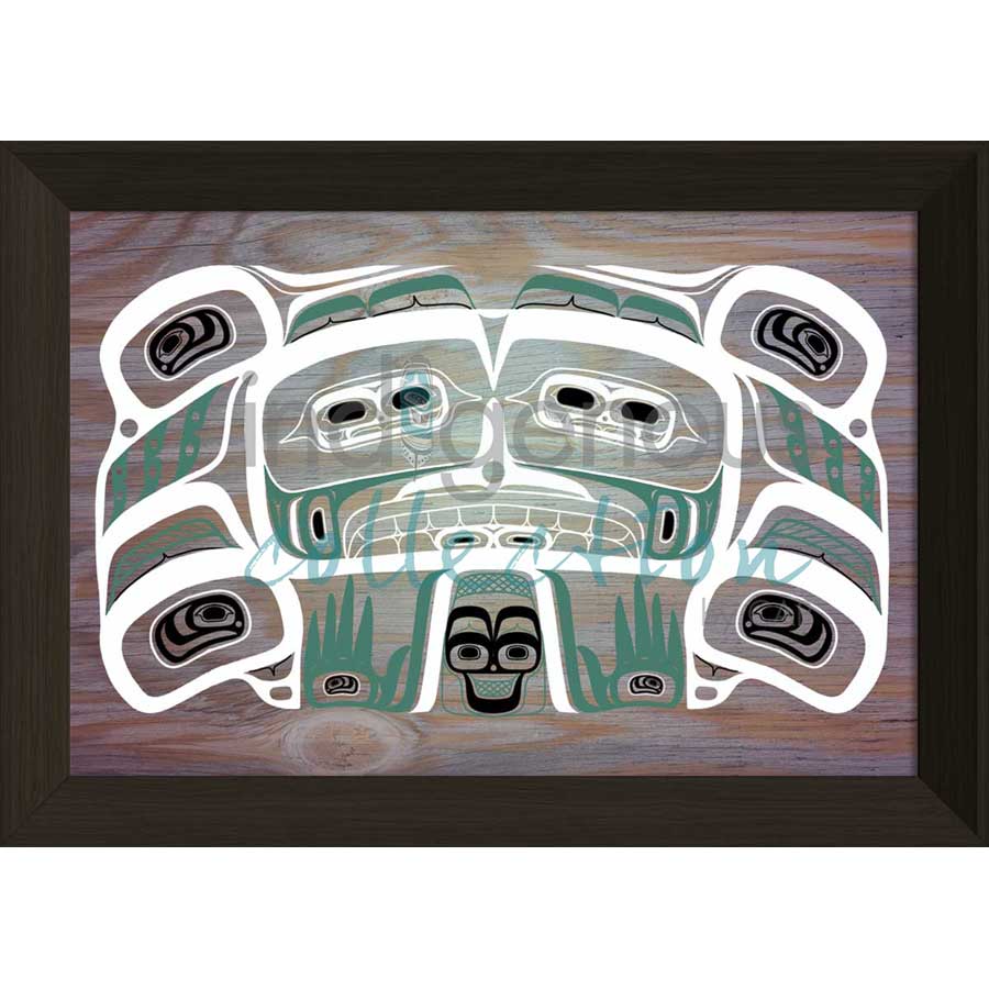 Bentwood Box by artist Carmen Redunante - Nisga'a. Indigenous Collection
