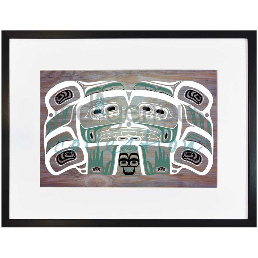 Bentwood Box by artist Carmen Redunante - Nisga'a. Indigenous Collection