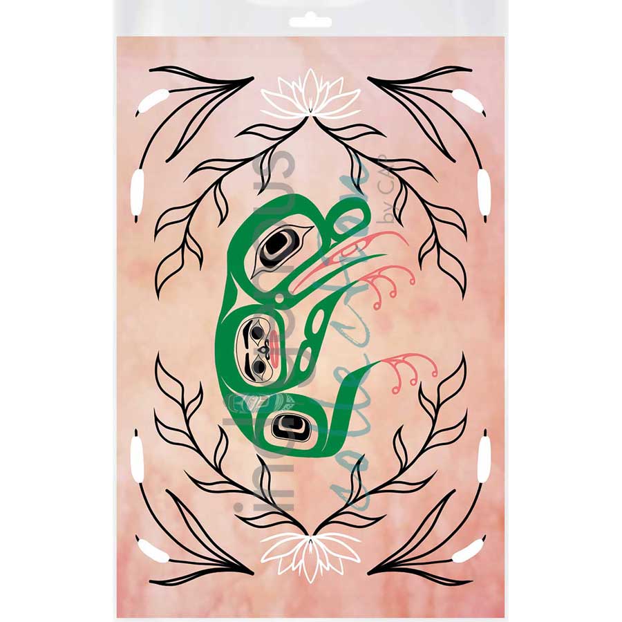g̱anaaw̓ (Frog) by artist Carmen Redunante - Nisga'a. Indigenous Collection