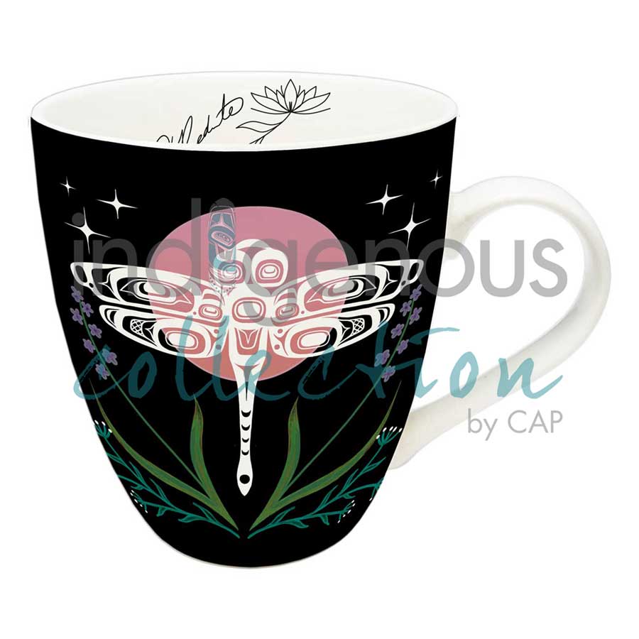 Halip'is (Dragonfly) Signature Mug by artist Carmen Redunante. Indigenous Collection.