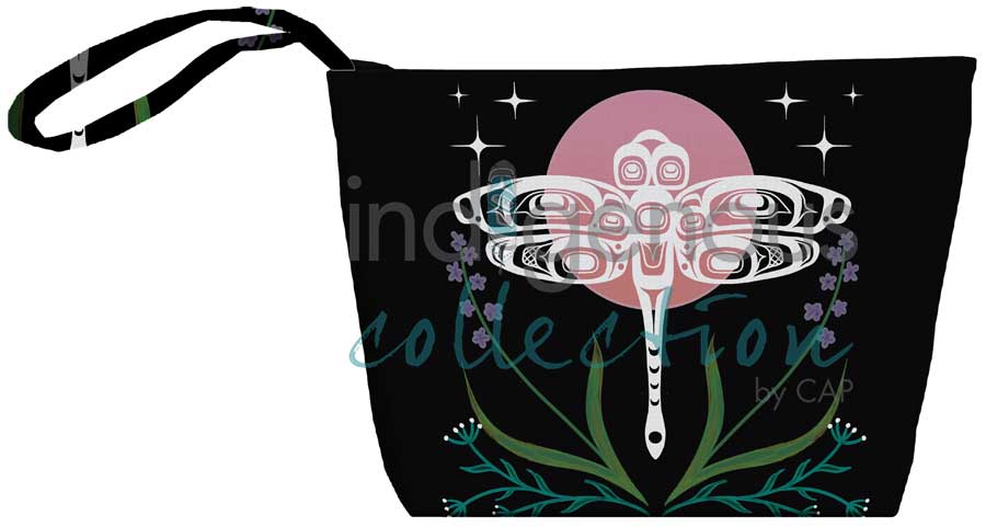 Halip'is (Dragonfly) Small Tote Bag by artist Carmen Redunante - Nisga'a