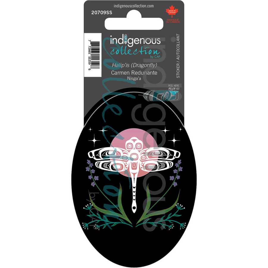 Halip'is (Dragonfly) Sticker by artist Carmen Redunante