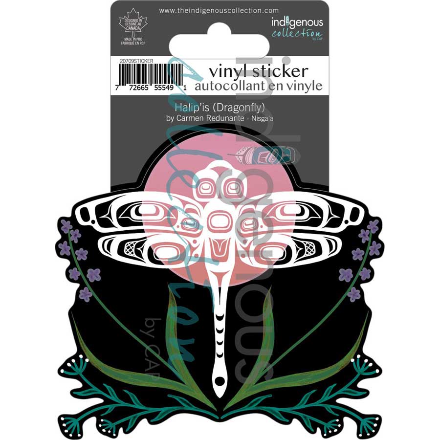 Halip'is (Dragonfly) Vinyl Die-Cut Sticker by artist Carmen Redunante. Indigenous Collection.