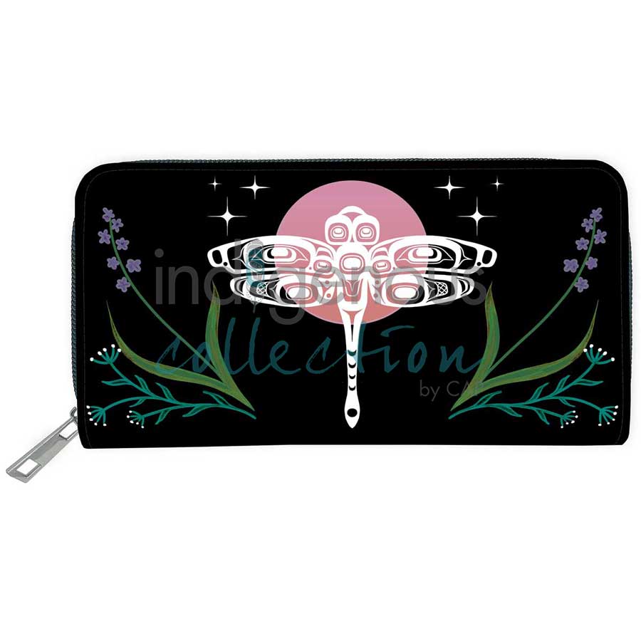 Halip'is (Dragonfly) Embossed Wallet by artist Carmen Redunante. Indigenous Collection.
