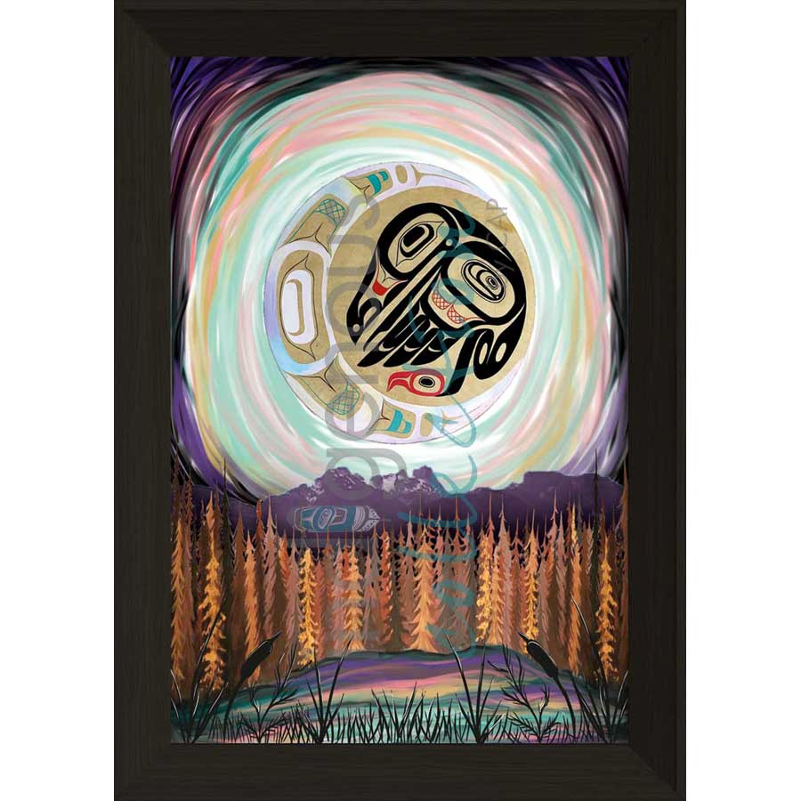 Raven Eclipse by artist Carmen Redunante - Nisga'a. Indigenous Collection