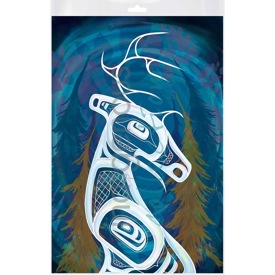 Wan (Deer) by artist Carmen Redunante - Nisga'a. Indigenous Collection