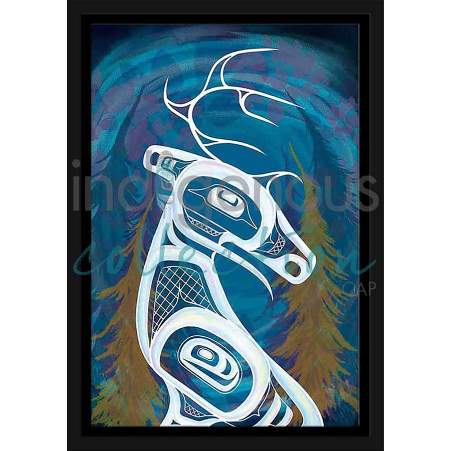 Wan (Deer) by artist Carmen Redunante - Nisga'a. Indigenous Collection