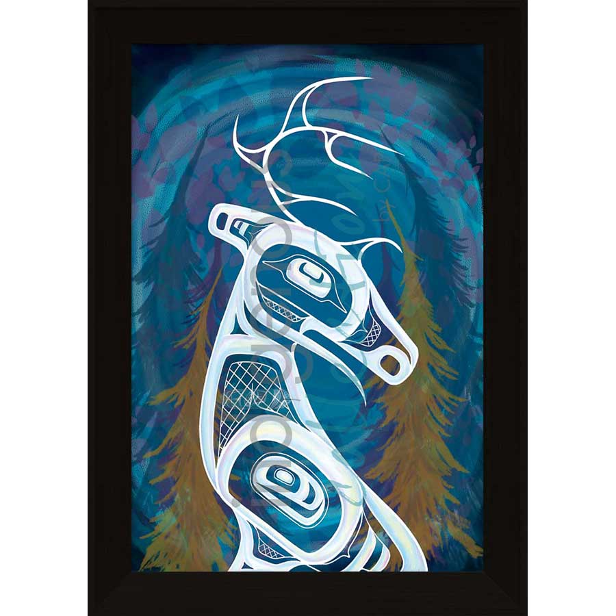 Wan (Deer) by artist Carmen Redunante - Nisga'a. Indigenous Collection