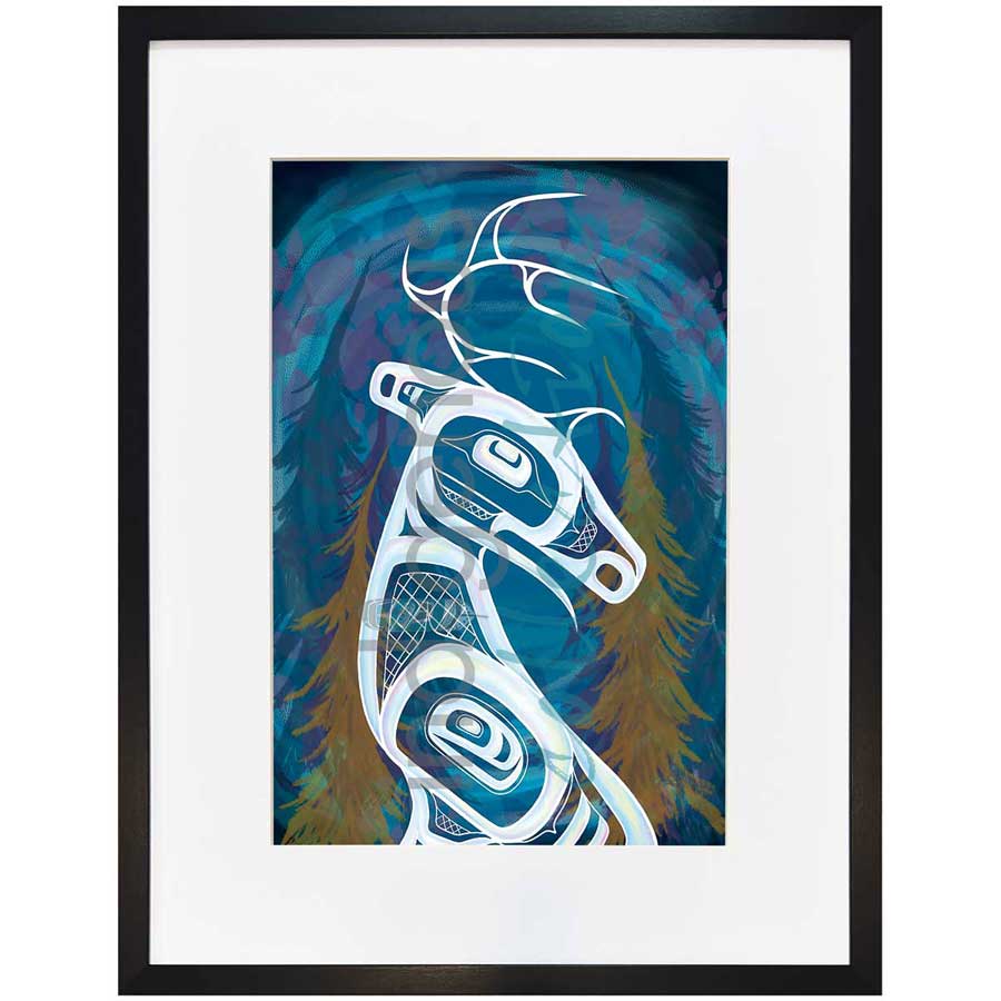 Wan (Deer) by artist Carmen Redunante - Nisga'a. Indigenous Collection