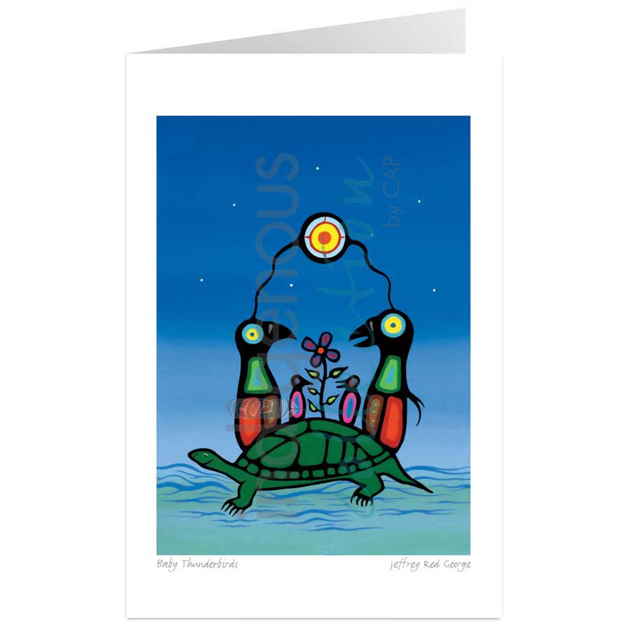 Baby Thunderbirds by artist Jeffrey Red George