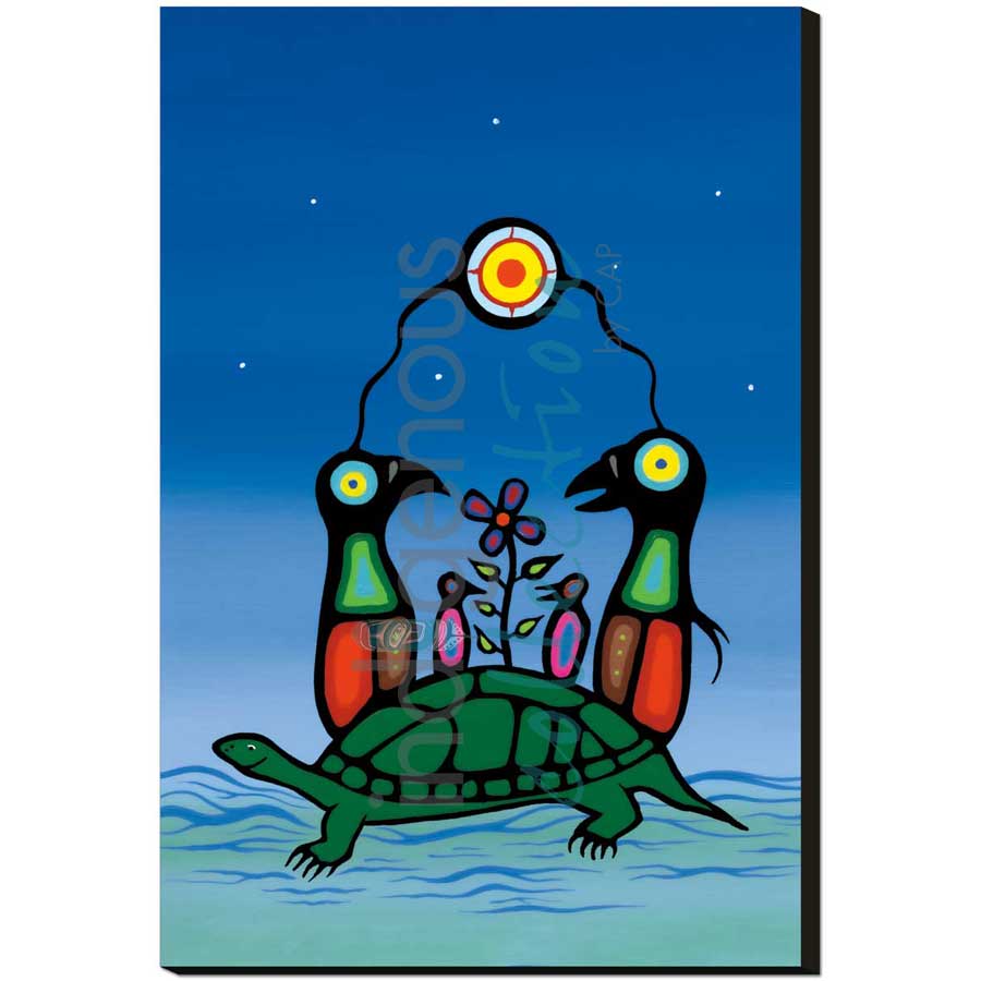 Baby Thunderbirds by artist Jeffrey Red George - Ojibway. Indigenous Collection
