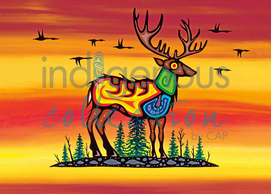 Caribou by artist Jeffrey Red George